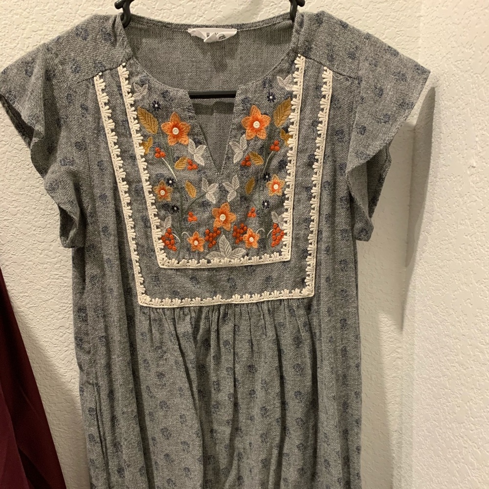 Short sleeve spring dress